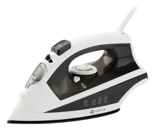 Plancha A Vapor Base Cerámica Antiadherente 2200w Rociador Negro