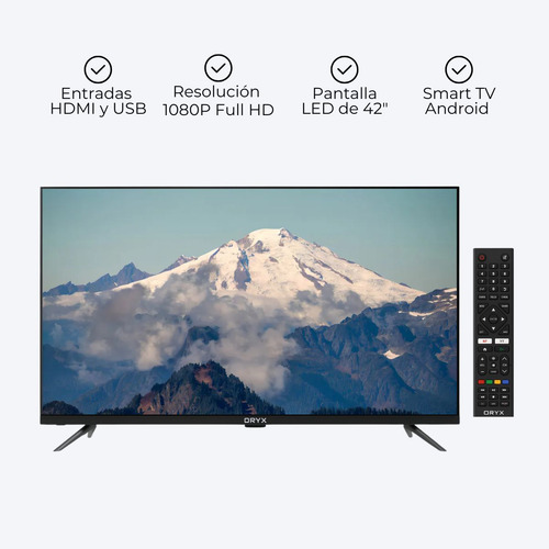 Smart Tv Led Pantalla 42 Pulgadas Full Hd Televisor Android