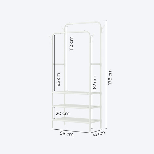 Organizador Perchero Multifuncional Ropa Calzado Zapatillas