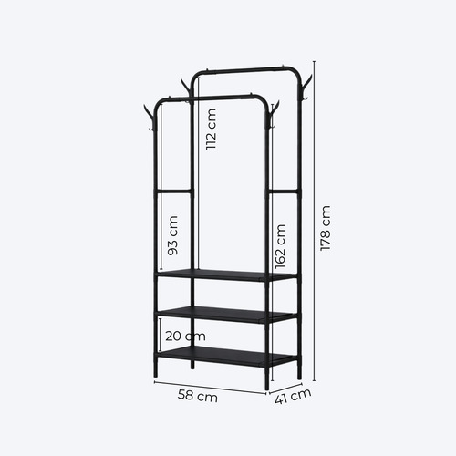 Organizador Perchero Multifuncional Ropa Calzado Zapatillas