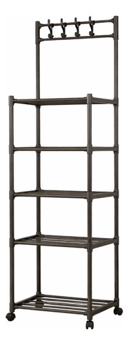 Carrito Organizador Auxiliar Multiuso Cocina 5 Estantes