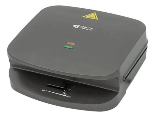 Sandwichera Eléctrica Antiadherente Regulador Temperatura Negro