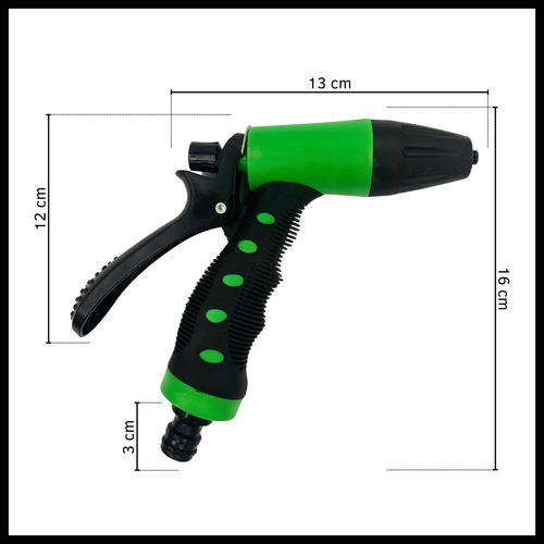 Pistola Riego Punta Regador Manguera De 1/2 - Tuatienda