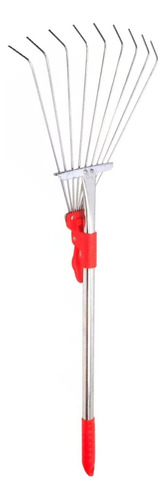 Rastrillo Barre Hojas Metal Extensible Chico 75cm