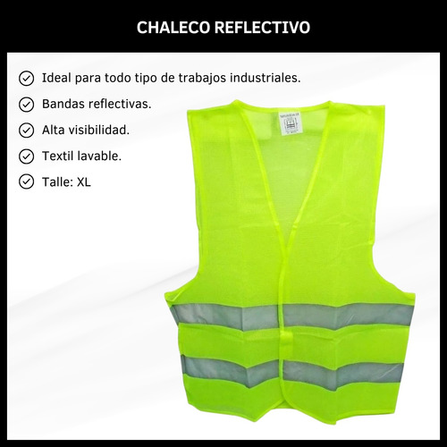Chaleco De Seguridad Reflectivo Amarillo
