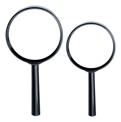 Lupa X2 (75mm-50mm) Mango Negro