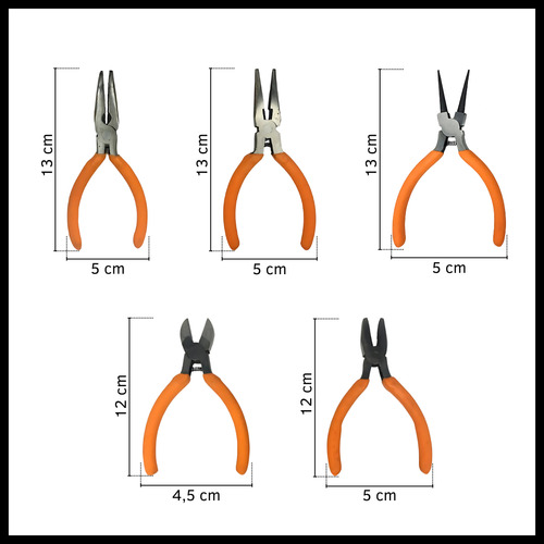Pinza Electricista Pack X5 Unidades
