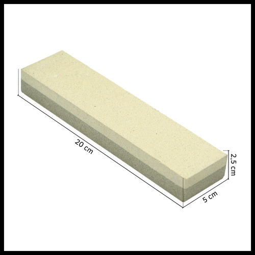 Piedra De Afilar Doble Faz 9 Pulgadas