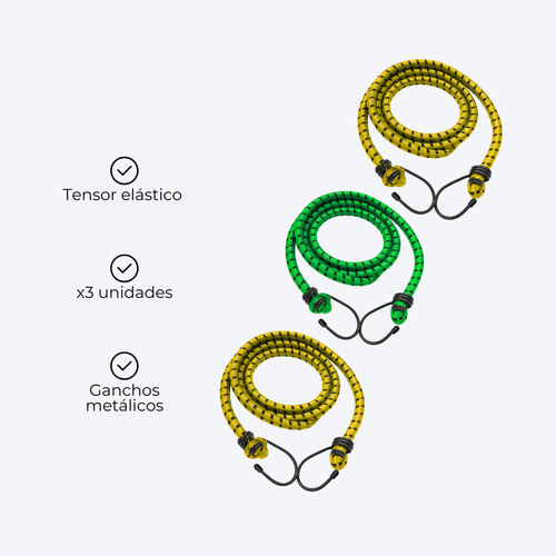 Tensor Elástico Zuncho Linga Parnassa Para Portaequipaje