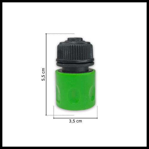 Acople Conector Rapido Hembra Para Manguera De 1/2 Plastico