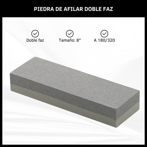 Piedra De Afilar Cuchillos Doble Cara Afilador Doble Grano