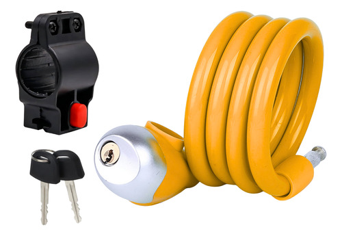 Linga Candado Seguridad Para Bicicleta Con Llave Reforzado 