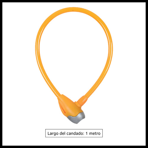 Linga Candado Seguridad Para Bicicleta Con Llave Reforzado 