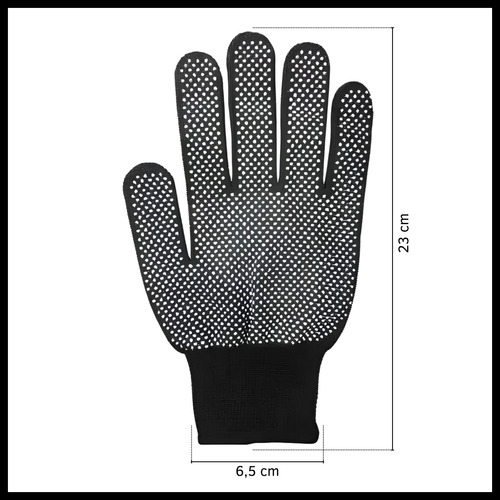 Guantes De Trabajo Moteados Antideslizantes De Poliester 