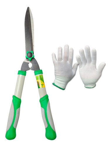Kit De Jardinería Tijera Podar Set Guantes Moteado Trabajo