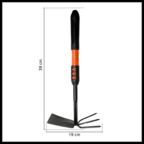 Rastrillo De Mano Azadin Para Jardinería Con Mango De Goma
