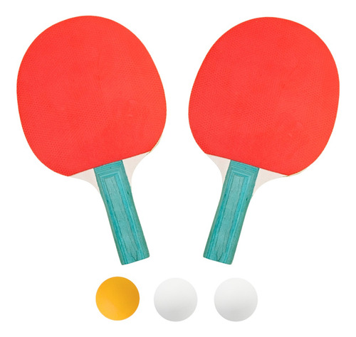 Set Juego Ping Pong Recreativo Paletas Con Pelotas Y Estuche