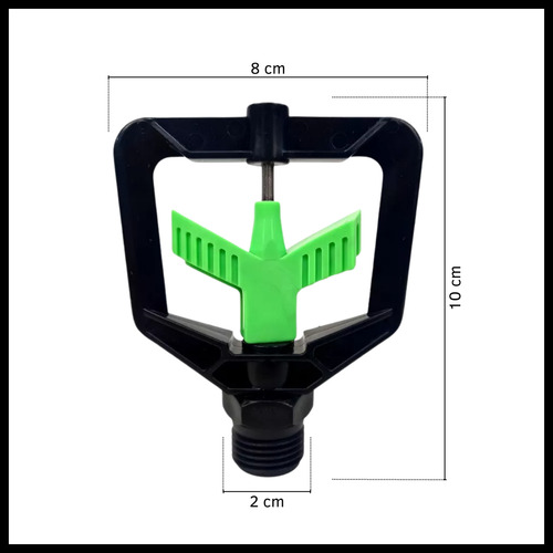 Regador Punta De Aspersor X2 Unidades Plástico Riego Jardín 