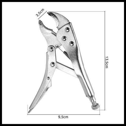 Pinza Perro Pinza De Fuerza Alicate De Bloqueo 5 Acero