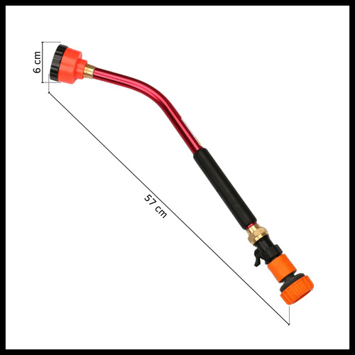 Punta De Manguera 60cm Punta De Riego 90895 Aluminio Jardín