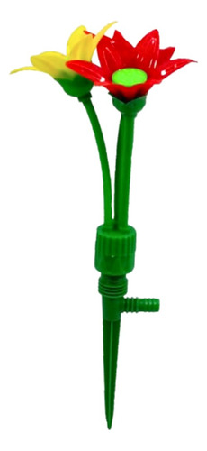 Aspersor Riego Flores Con Estaca A Rosca Regador Rociador