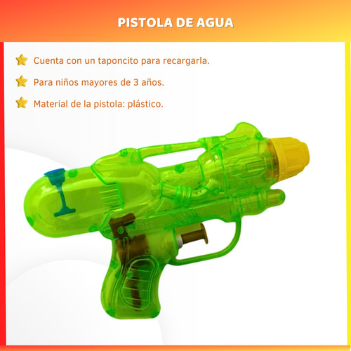 Pistola De Agua Pequeña Juguete Verano Para Niños Lanzador