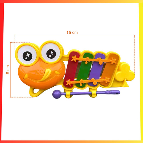 Xilofón De Juguete En Forma De Rana Plástico Niños Infantil