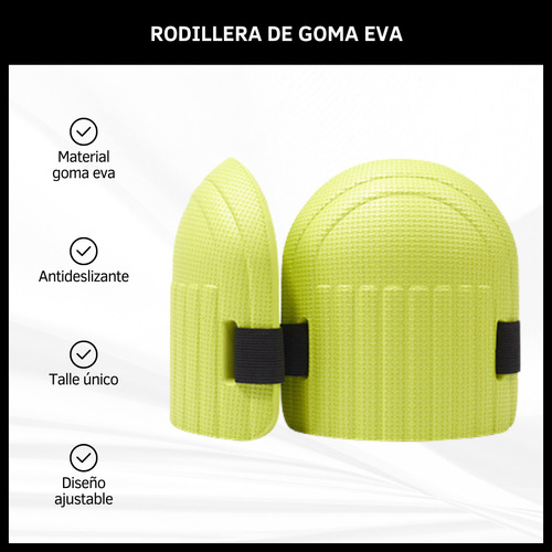 Rodillera De Goma Eva Para Piso Cerámica Jardinería Colores