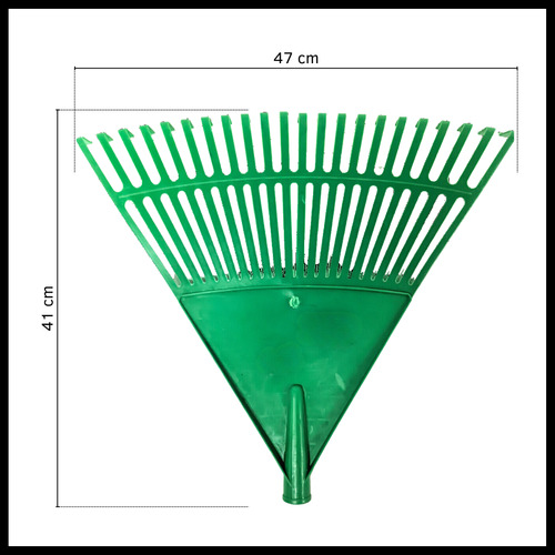 Rastrillo Barre Hojas 22 Dientes De Plástico Césped Jardín