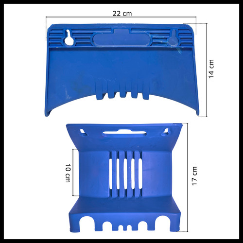 Soporte Fijo Porta Manguera De Pared Material Pvc Jardinería