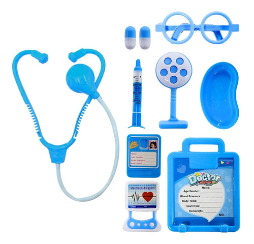 Set De Doctora Completo En Blister Accesorios Juguetes Niños