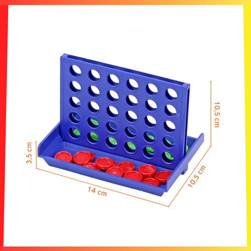 Bingo 4 En Línea Juego De Mesa Infantil Para Niños Plástico