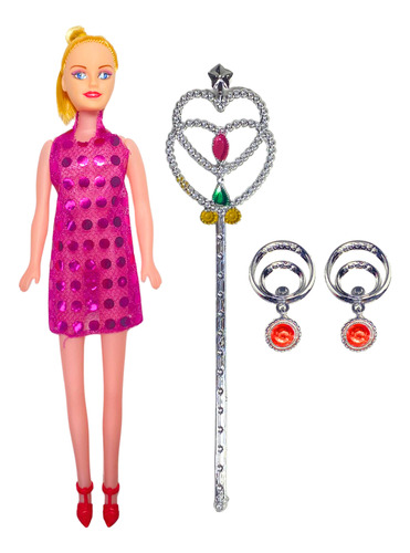 Muñeca De Juguete Accesorios Infantil Para Niños Blister