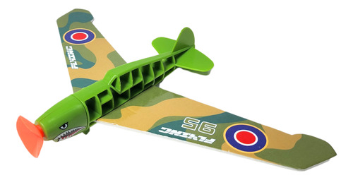 Avión Volador Plástico Con Sopapa Juguete Infantil Niños