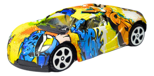 Auto A Fricción Juguete Infantil Graffiti Plástico Niños