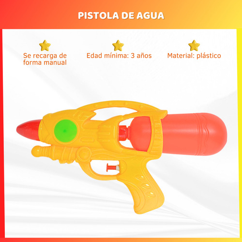 Pistola De Agua Para Pileta Juguete Verano Lanzador Infantil