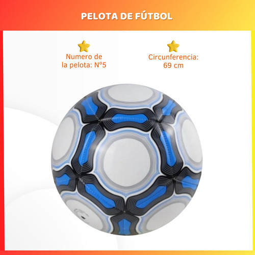 Pelota De Fútbol N5 Tamaño 5 Deportes Entrenamiento Niños