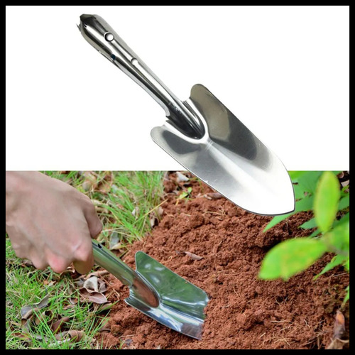 Pala De Mano Jardinería Metálica Cultivo Para Jardín Huerta