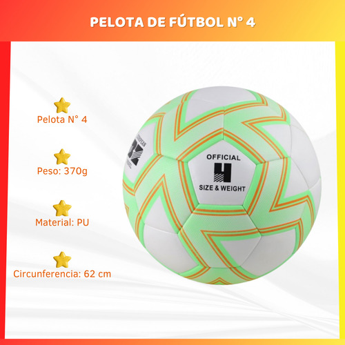 Pelota De Fútbol Número 4 Juego Infantil Niños Deporte
