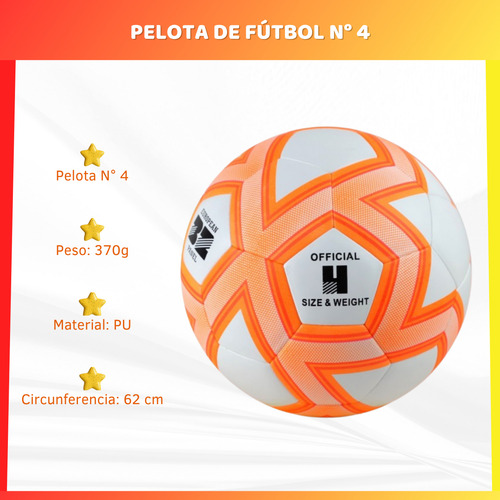 Pelota De Fútbol Número 4 Juego Infantil Niños Deporte