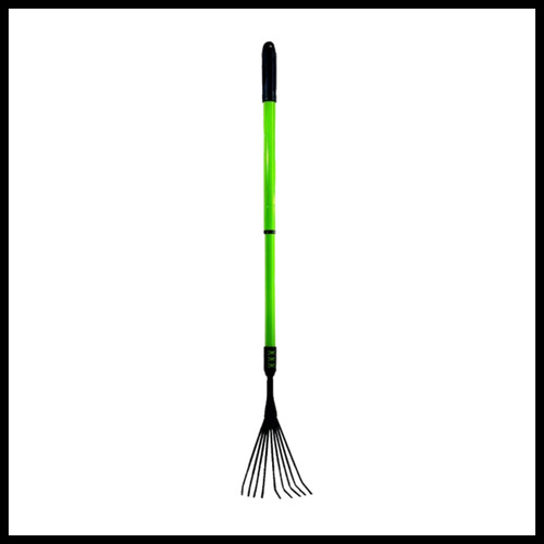 Rastrillo Barre Hojas Jardinería Diseño Extensible 9 Dientes