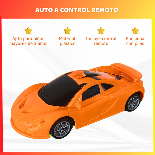 Autito A Control Remoto Pilas Vehículo De Juguete Niños