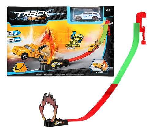 Pista Lanza Coche Con Auto Rampa Juguete Infantil Niños