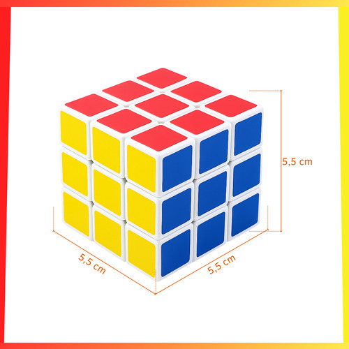 Cubo Mágico Giro Suave 3x3x3 Blíster Juguete