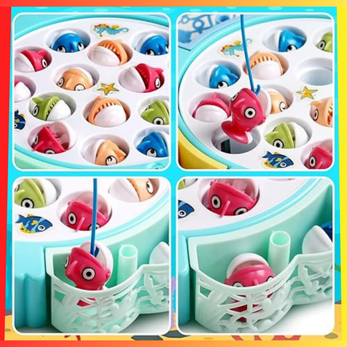 Juego De Pesca Didáctico Niños Juego De Mesa Infantil Peces