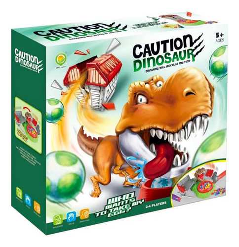 Juego De Mesa Infantil Alerta Cuidado Dinosaurio Niños