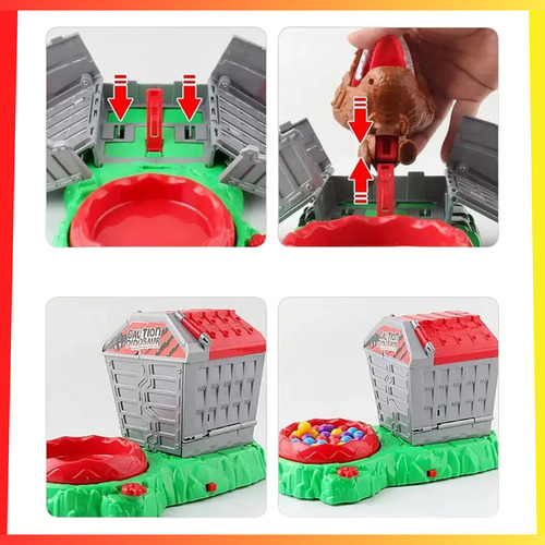 Juego De Mesa Infantil Alerta Cuidado Dinosaurio Niños