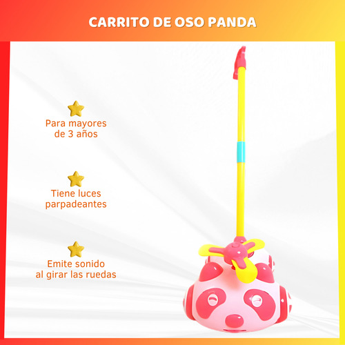 Carrito De Empuje Para Bebé Con Hélice Giratoria Didáctico