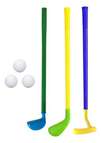 Set De Golf Infantil Juguete Con Palos Bolas Plástico Niños