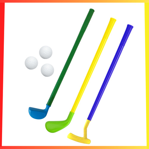 Set De Golf Infantil Juguete Con Palos Bolas Plástico Niños